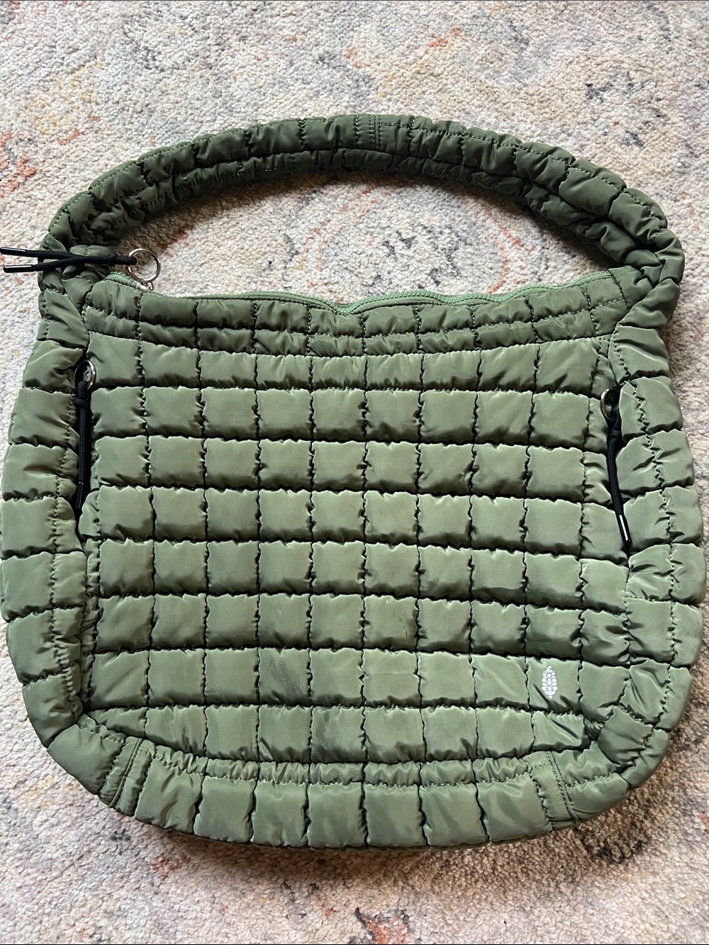 Free People Olive Quilted Puffer Shoulder Bag
New but never used!